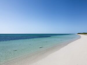 Be transported to the serene landscapes of Florida’s Bahia Honda State Park with this stunning depiction of natural beauty and tranquility.