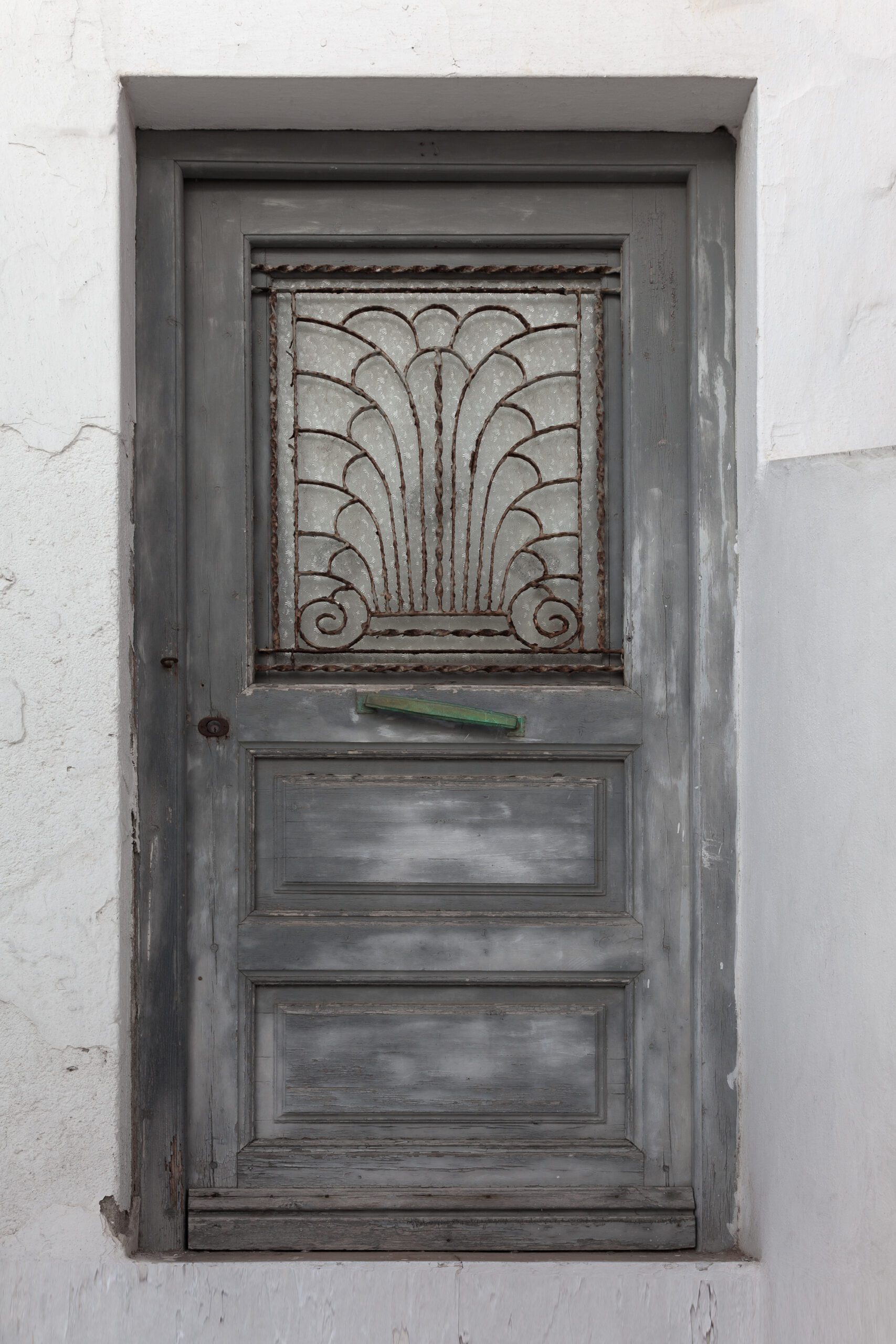 Historic door design from Chora, Mykonos.